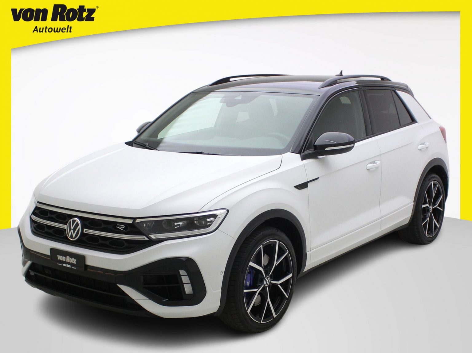 VW T-Roc 2.0 TSI DSG R Black Style 4Motion ** M3-Folierung Satin Glip Ghost Pearl **
