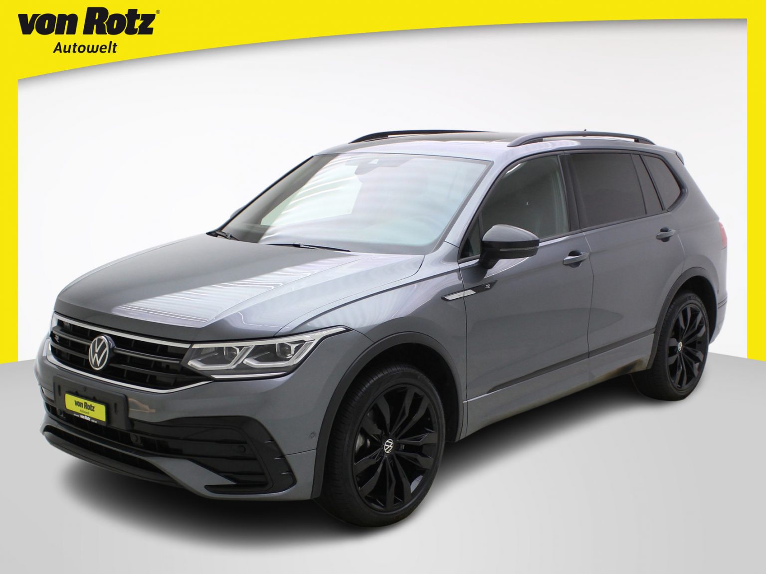 VW Tiguan Allspace 2.0 TSI DSG R-Line Black Style 4Motion **Leder/Sitzbelüftung/Anhängerkupplung/Standheizung**